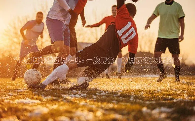 YY易游体育网址百度智能云“03届足球运动员名单: 一览无余，球员资料大揭秘！”